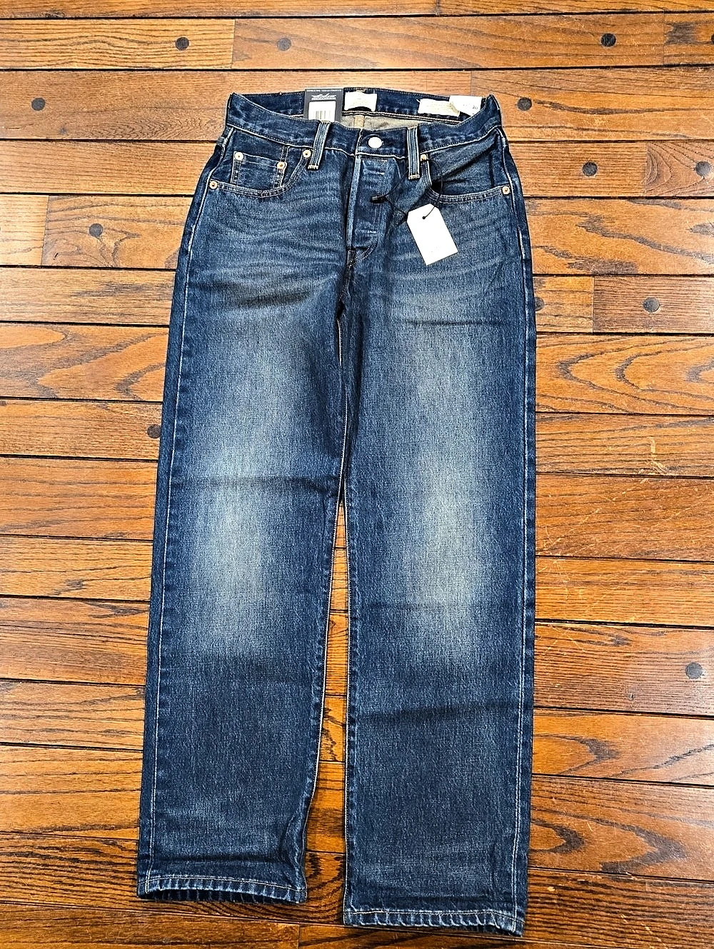 Levi's 501 90's Straight Leg Jeans Blue Waist 25 NWT